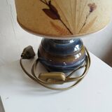 Sandstone lamp and dried flowers
