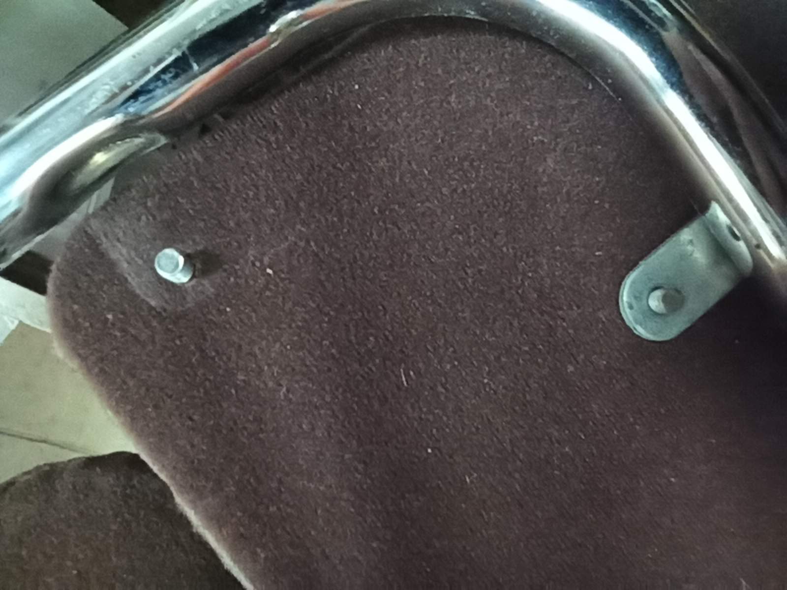 Framar - 4 folding chairs in brown fabric