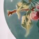 Saint-Amand Hamage plate – Stenciled cherry decoration 1945-1950