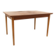 Table de salle à manger "portefeuille" en teck, Suède, 1960