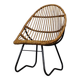Rattan Lounge Chair by Uluv for Alan Fuchs, Czechoslovakia, 1960s