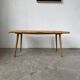 Rattan and ceramic coffee table, 60s