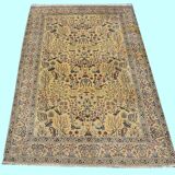 Persian Nain Iran Wool and Silk Rug Circa 1960" Handmade - 1.60 x 2.30 Meters