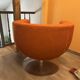 B&B Italia fauteuil design orange vintage / collector