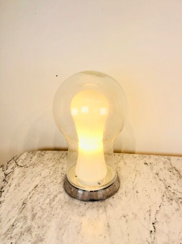 Lampe en verre de Murano en forme d'ampoule, 1960