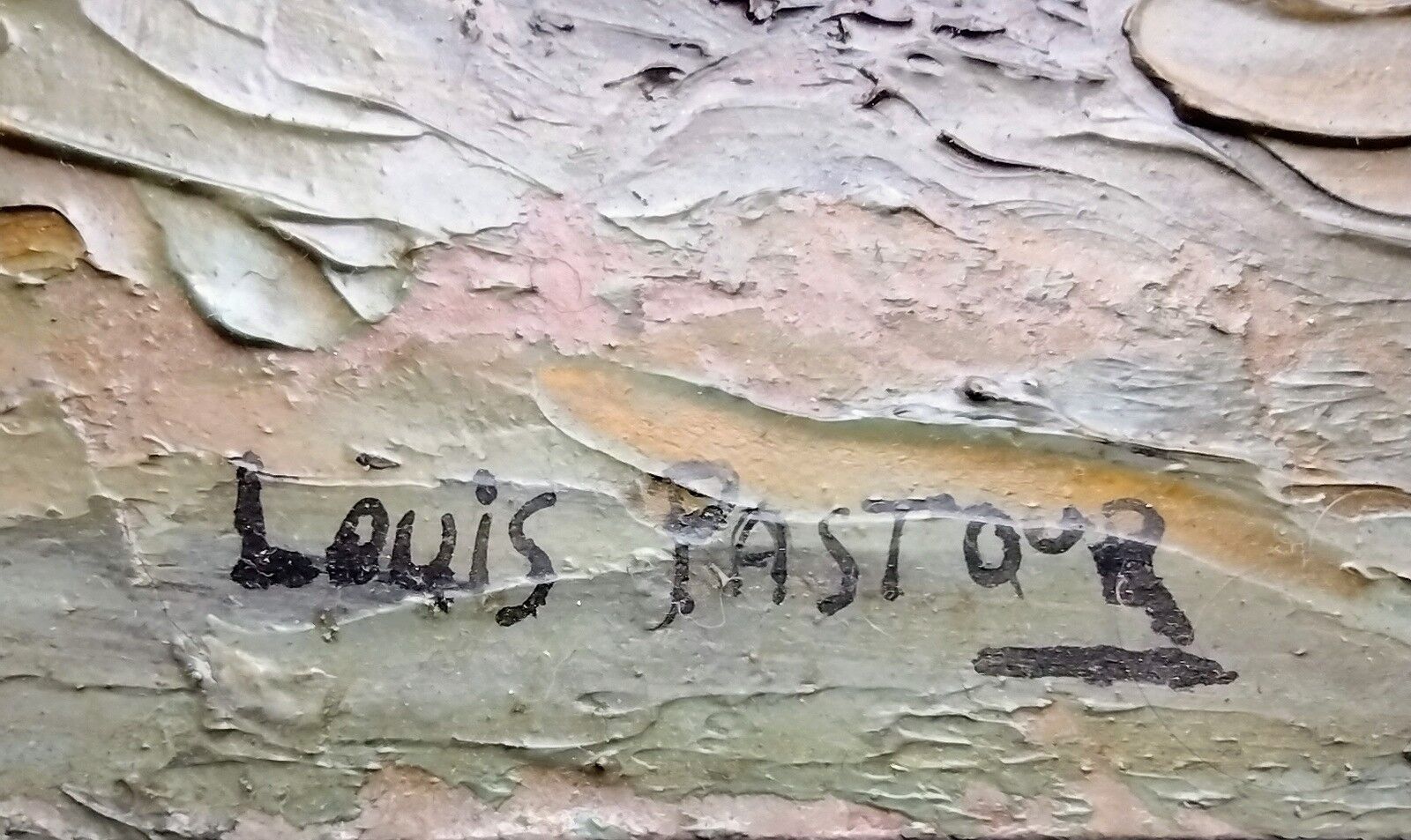 Original Louis Pastour oil painting France