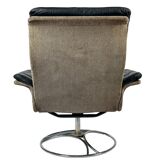 Fauteuil Vintage en Cuir par Söderberg, Suède 1970s