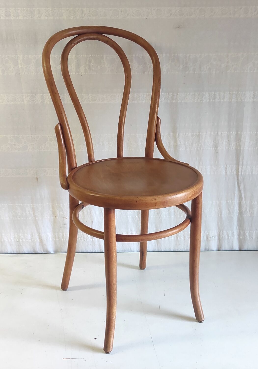 Bistro chair n°18 in bent wood by Fischel - 1920s/1930s