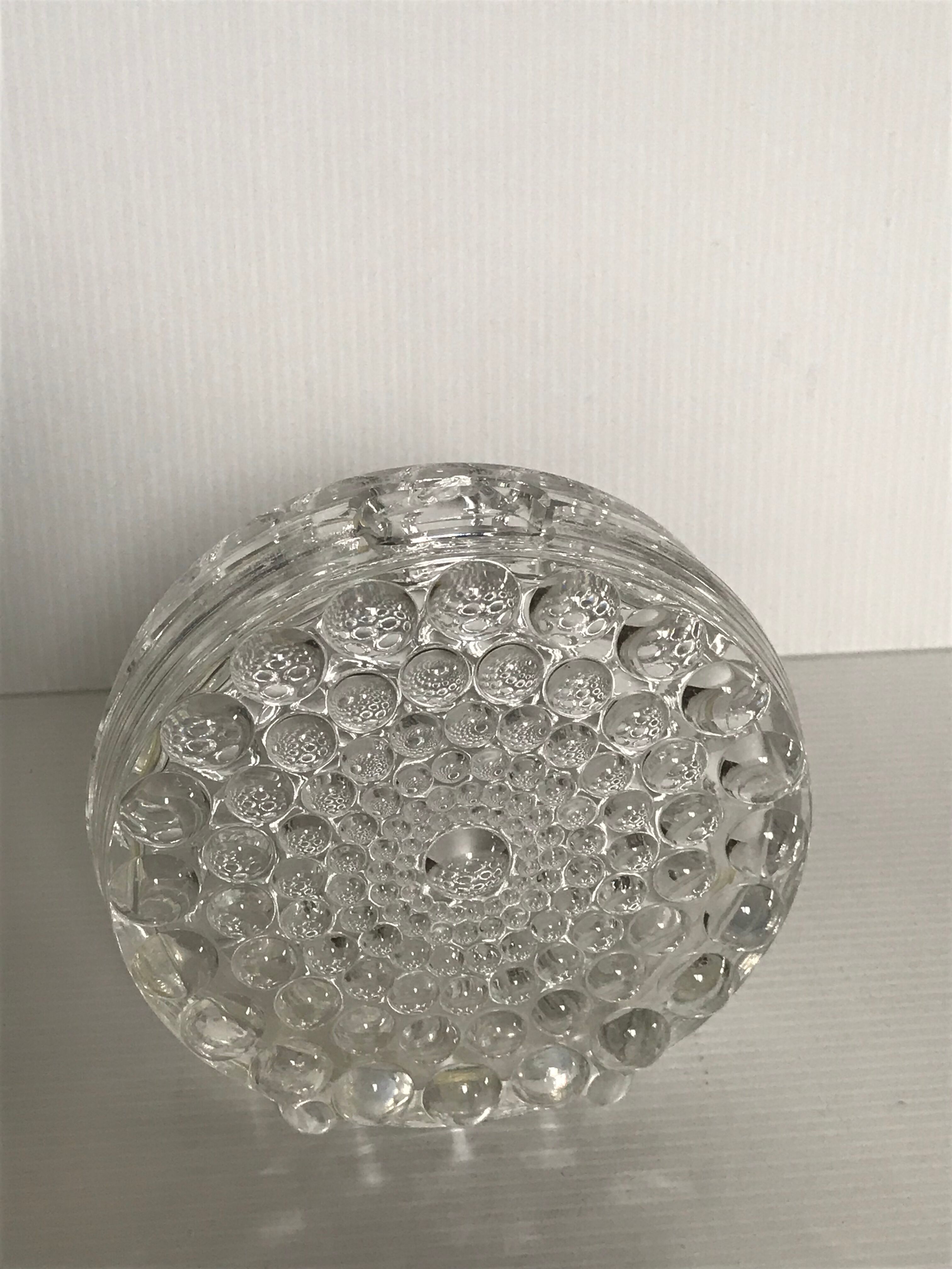 Vase en cristal de Beyer 1960