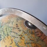 Ancient Light Earth Globe by Girard, Barrère and Thomas