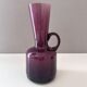 Friedrich Glass Vases, Pop Art Glass Vase, purple, Midmodern 60s, Home Decor