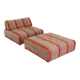 Vintage Roche Bobois Voyage Immobile armchair and ottoman