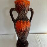 Vase amphore vintage en faïence Callauris