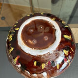 Glazed ceramic salad bowl