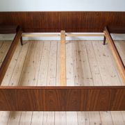 Danish rosewood floating bed from Sannemans Møbelfabrik, 1960s
