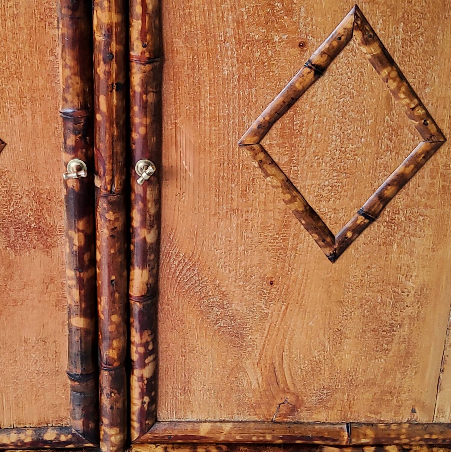 Parisian buffet in bamboo and wood