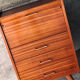 Vintage dressing table with tapered legs from around 1950-60.