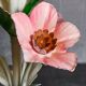 Bouquet lamp to table in vintage painted sheet vinyl lampshade