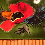 Vallauris rattan coffee table 50/60s