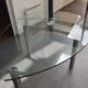 Extendable glass table for 6/8 people Policheto Hoccia