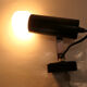 Wall lamp Targetti Sankey Italy 1970's Black