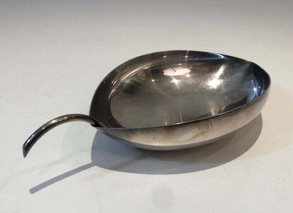 Silver-plated catchall tray