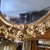 Miroir medaillon dore ovale n° 54
