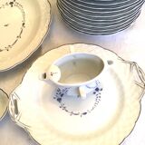 Bernardaud Limoges Hortense porcelain dinner service