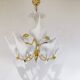 Murano Glass Canna Lily Chandelier, 1970s