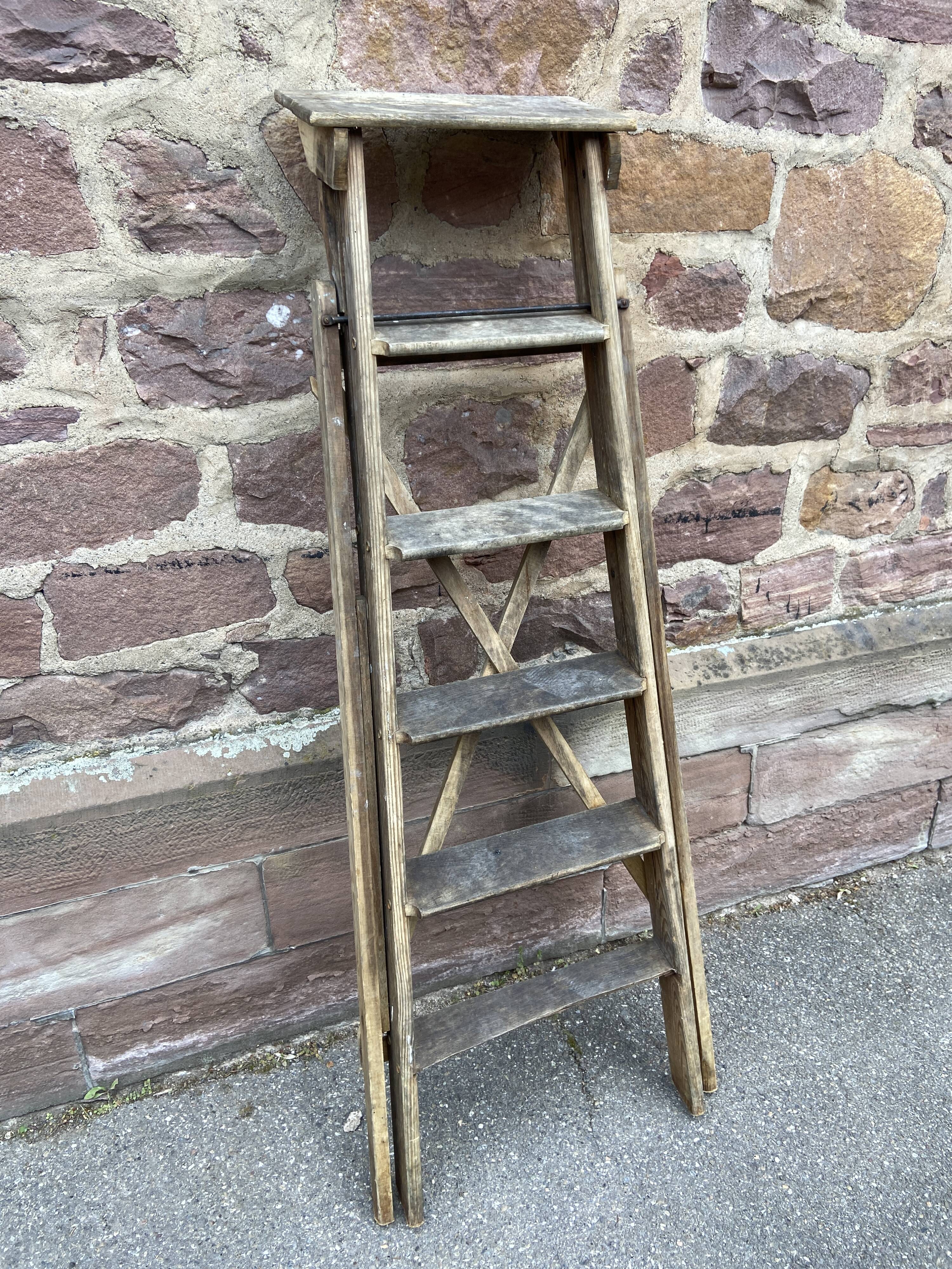 vintage painter's stepladder