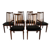 Ensemble de 6 chaises G-Plan en teck, années 1960