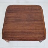 Italian Square Coffee Table in Chamfered Walnut, Stildomus, 1960s