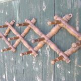 Old wall coat rack "accordion"