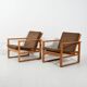 Pair of Børge Mogensen “Runner Chair” Lounge Chairs