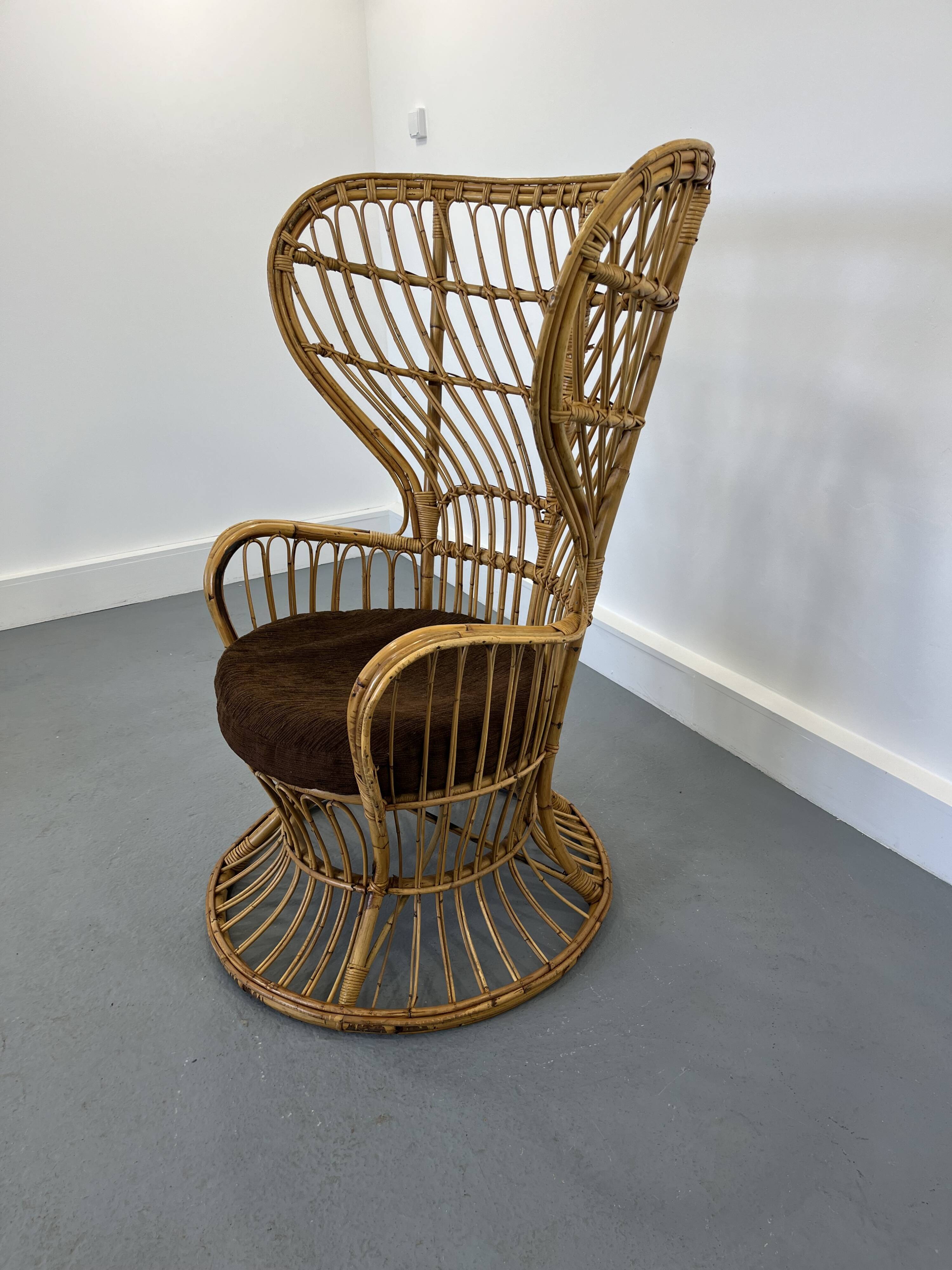 Wicker Chair by Gio Ponti and Lio Carminati, 1960s