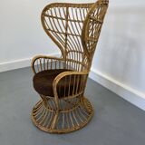 Wicker Chair by Gio Ponti and Lio Carminati, 1960s