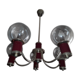 Chandelier art deco 5 globes