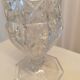 Vase en verre taillé