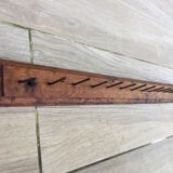 Solid oak workshop coat rack
