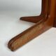 Danish teak round dining table extendable vintage design