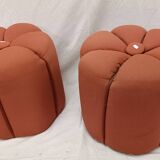 Pair of poufs