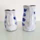 Set of 2 Rochehaut ceramic pitchers (Belgium)
