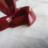 burgundy and gold candle holders