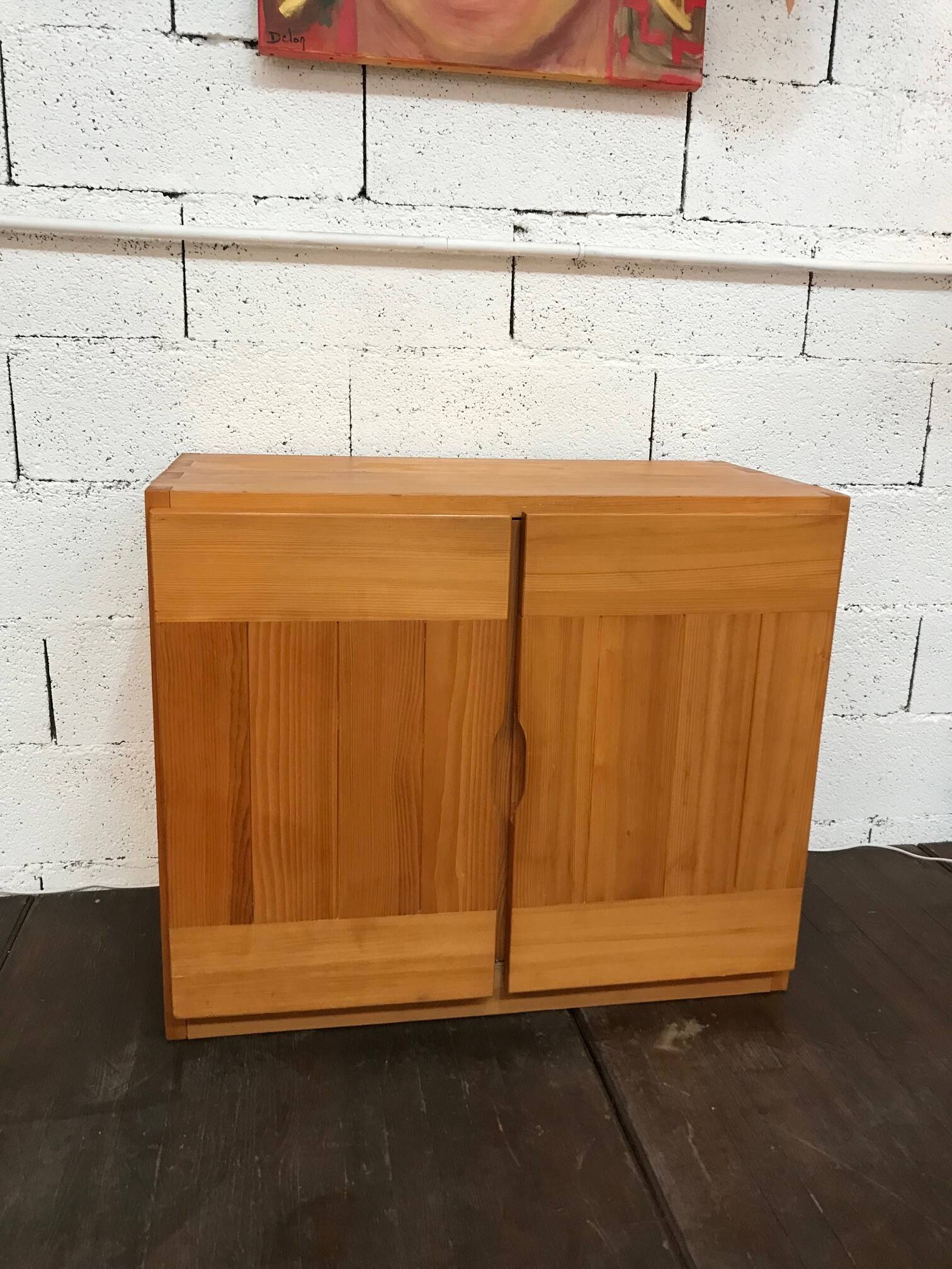 Vintage sideboard by Roland Haeusler for Maison Regain, 1980s