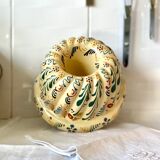 Glazed ceramic kougelhopf mould