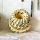 Glazed ceramic kougelhopf mould