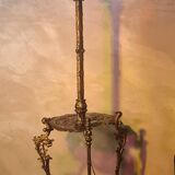 cast iron street lamp ornate side table with 3-tier support Hollywood