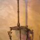 cast iron street lamp ornate side table with 3-tier support Hollywood
