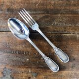 Old silver cutlery "Ravinet d'enfert"