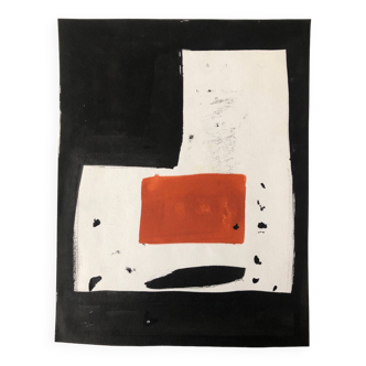 Abstract Gouache